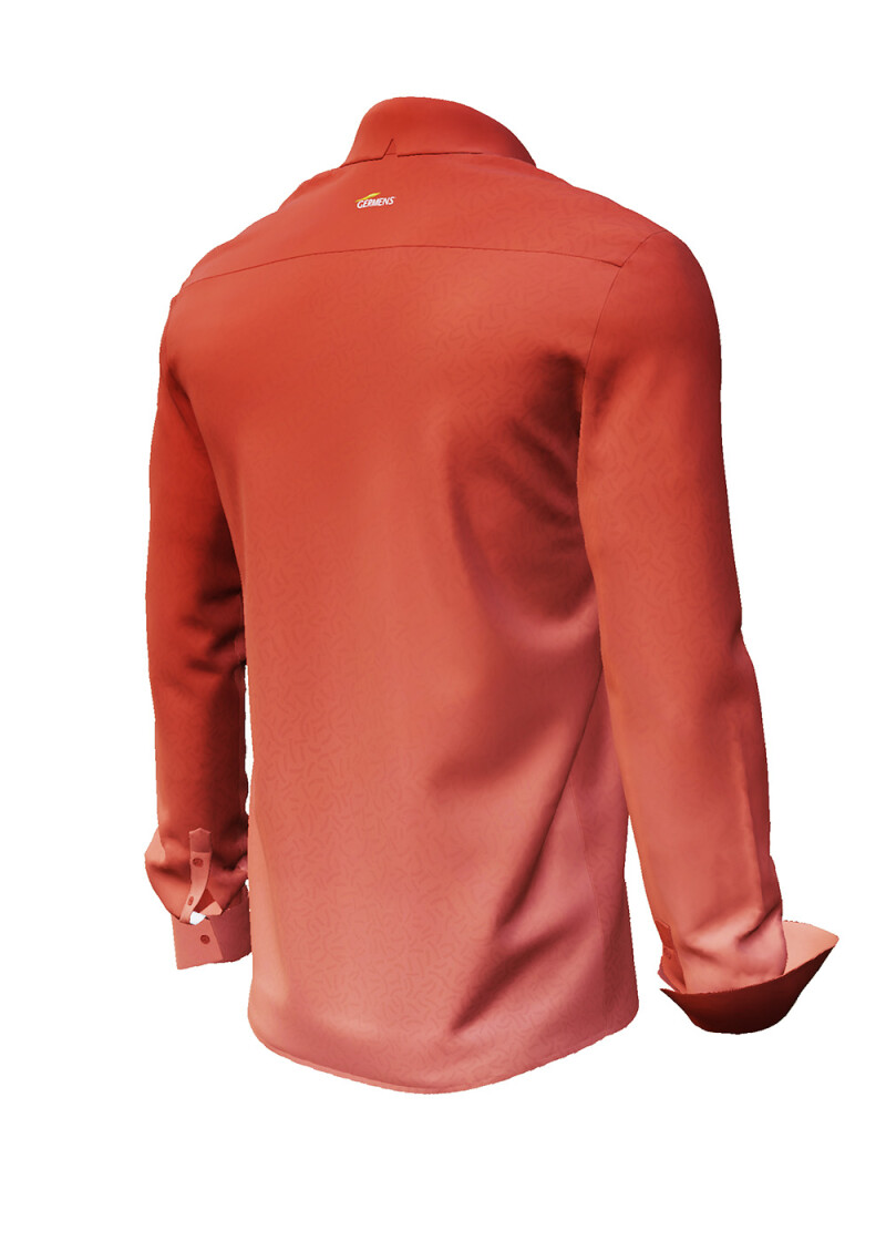 GRADIENT BRONCE - Rotbraunes Hemd - GERMENS