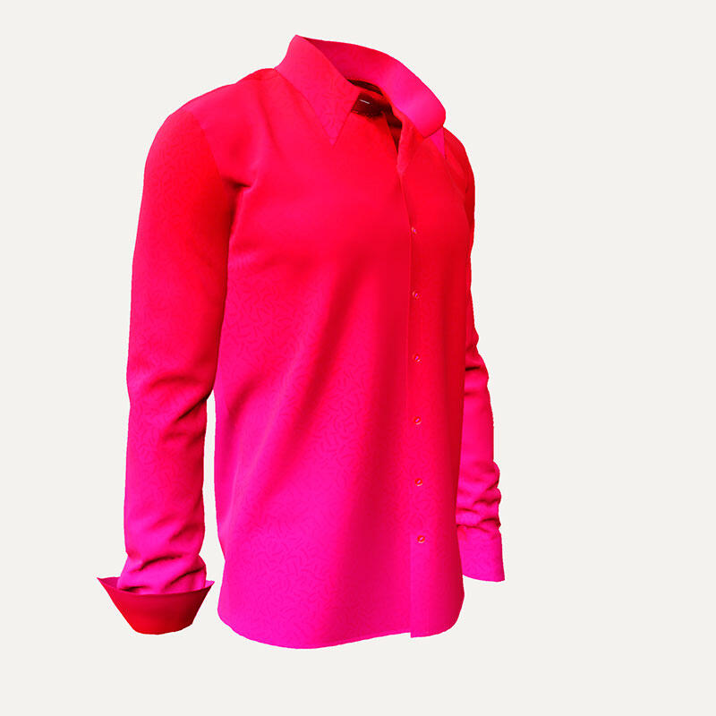 GRADIENT FLAMINGO - Pink rotes Hemd - GERMENS