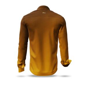 Entdecke bunte Hemden Herren GRADIENT MUSTARD - 100 % BW