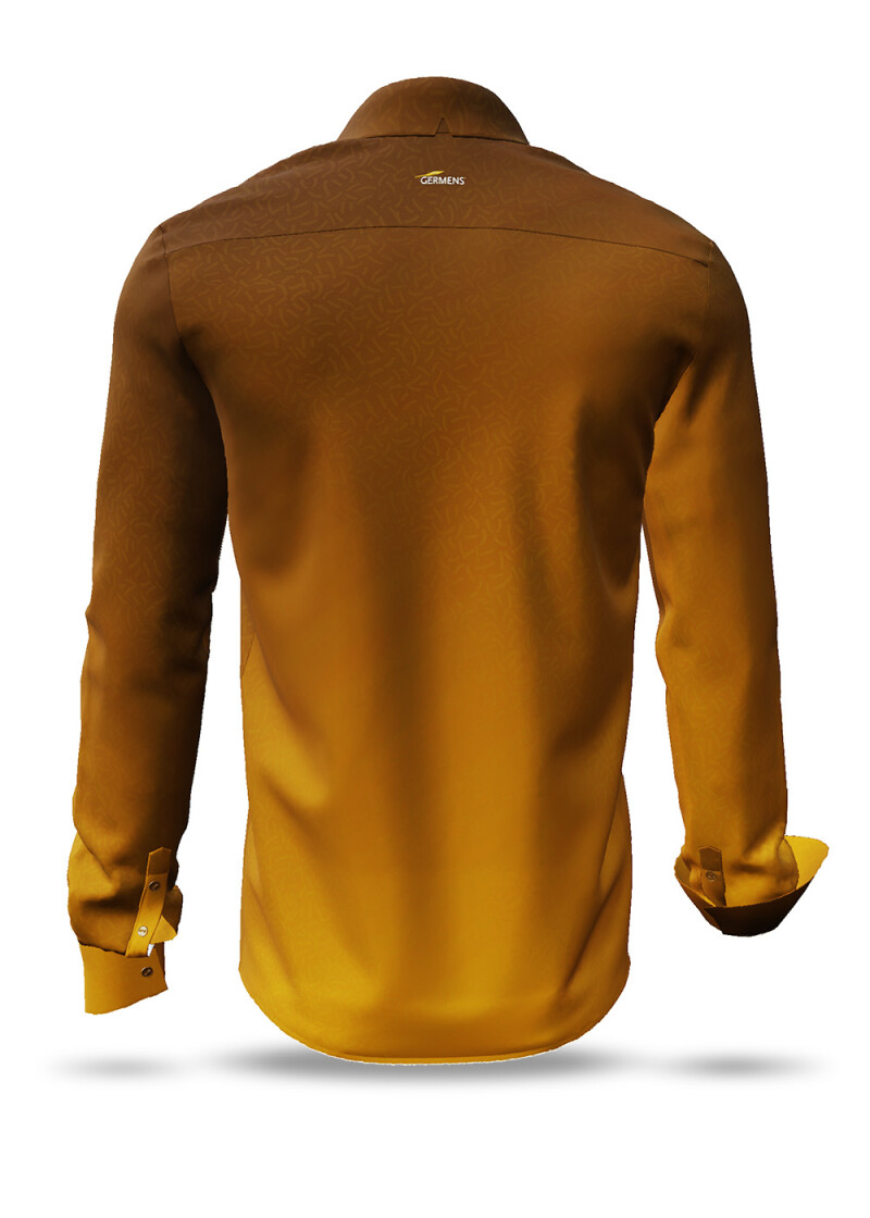 GRADIENT MUSTARD - Senffarbenes Hemd - GERMENS