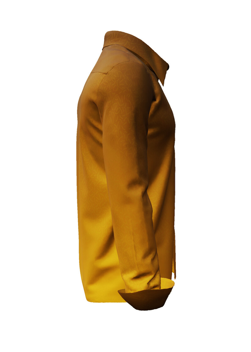 GRADIENT MUSTARD - Senffarbenes Hemd - GERMENS