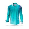 EVOLUTION - Turquoise purple shirt - GERMENS