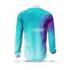 EVOLUTION - Turquoise purple shirt - GERMENS