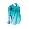 EVOLUTION - Turquoise purple shirt - GERMENS