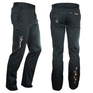 Germens black Mens trousers BLACKTIN