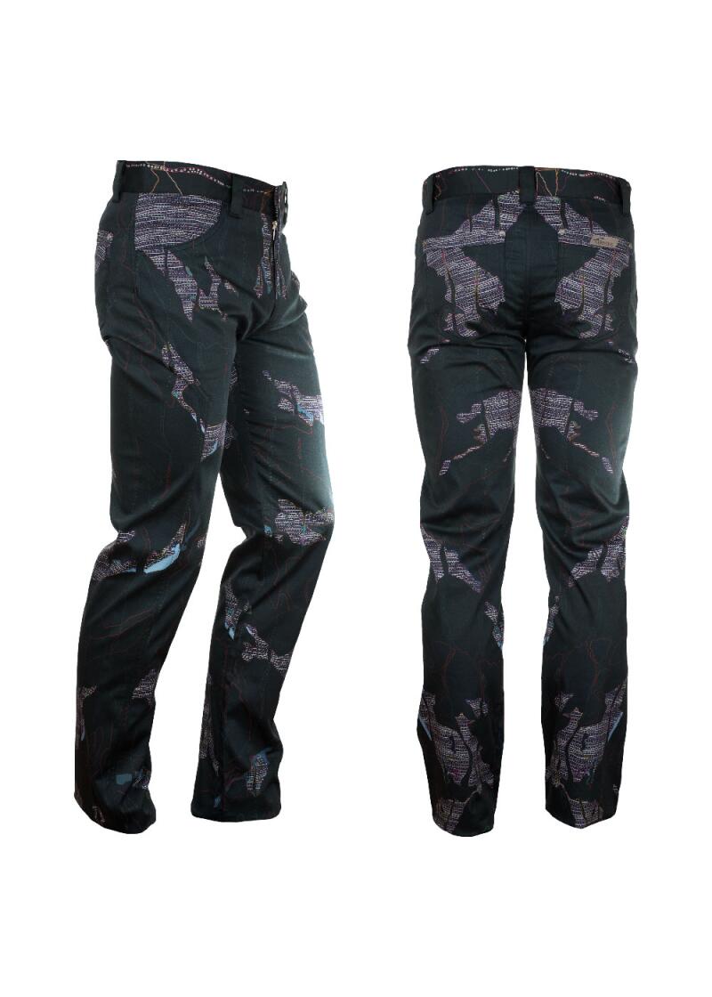 Dunkle gemusterte Herrenhose NIGHTMAR von Germens