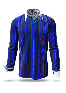 Entdecke Hemden Herren ALPHA CENTAURI BLUE - 100 % BW