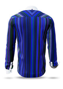 Entdecke Hemden Herren ALPHA CENTAURI BLUE - 100 % BW