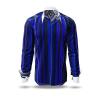 ALPHA CENTAURI BLUE - Blue striped long sleeve shirt - GERMENS