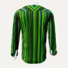 ALPHA CENTAURI GREEN - Green striped long sleeve shirt - GERMENS