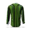 ALPHA CENTAURI GREEN - Green striped long sleeve shirt - GERMENS