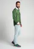 Discover colorful button up shirts for men ALPHA CENTAURI GREEN - 100% cotton
