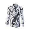 DORNENPRINZ TITAN - White shirt with black drawings - GERMENS