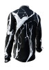 Button Down Long Sleeve Shirts LEBENSADER KAVIAR – GERMENS artfashion – 100 % Cotton - Size XL