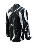 Button Down Long Sleeve Shirts LEBENSADER KAVIAR – GERMENS artfashion – 100 % Cotton - Size 4XL