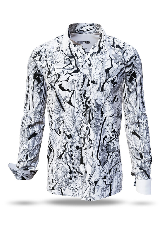 GREYTRAIN Mens Shirts - 100% Cotton - GERMENS artfashion