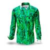 GREENTRAIN - Green patterned shirt - GERMENS