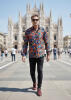 Discover colorful shirts for men CIRCULI SANGRIA - 100% cotton
