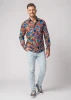 Discover colorful shirts for men CIRCULI SANGRIA - 100% cotton