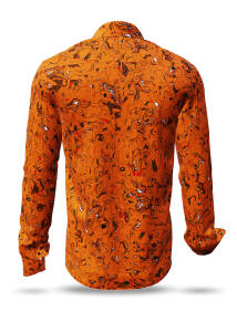 Entdecke bunte Hemden Herren GRAVUR ORANGE - 100 % BW