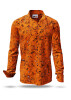 Discover colorful shirts for men GRAVUR ORANGE - 100% cotton