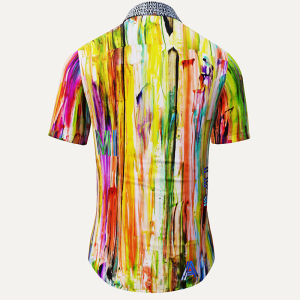 Summer shirt for men THE COLORS OF MIAMI - 100% cotton -...