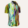 Summer shirt for men THE COLORS OF MIAMI - 100% cotton - 10 sizes from XS to 6XL - exceptional design - finest workmanship - fabrics made in Germany - limited edition and exclusive