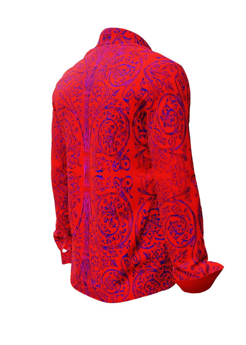 PORTE NOTRE DAME PARIS ROUGE - Red shirt with ornaments - GERMENS