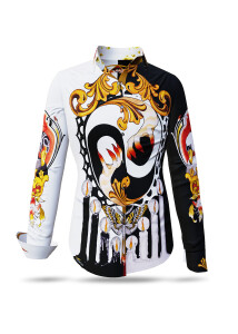 ausgefallene Damenbluse für Damen - EQUINOX - 100 %...