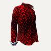 HEXAGON ZINNOBER - red Blouse for women by GERMENS artfashion