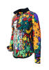 BLUMEN MEXICOS BUNTE BLUSE Blusen Damen - 100 % Baumwolle - GERMENS artfashion