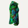 SAVE THE RAINFOREST GRUEN GELB BLAUE BLUSE Blusen Damen - 100 % Baumwolle - GERMENS artfashion