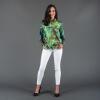 Unique blouse for women - SAVE THE RAINFOREST - 100% cotton - GERMENS artfashion - Sizes XS to 3XL