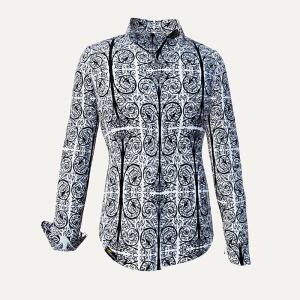 PORTE NOTRE DAME PARIS CONTRAST - Weiße Bluse mit...