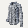 PORTE NOTRE DAME PARIS CONTRAST - Weiße Bluse mit schwarzen Ornamenten - GERMENS