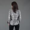 PORTE NOTRE DAME PARIS CONTRASTE - black and white Blouse for women by GERMENS artfashion XS