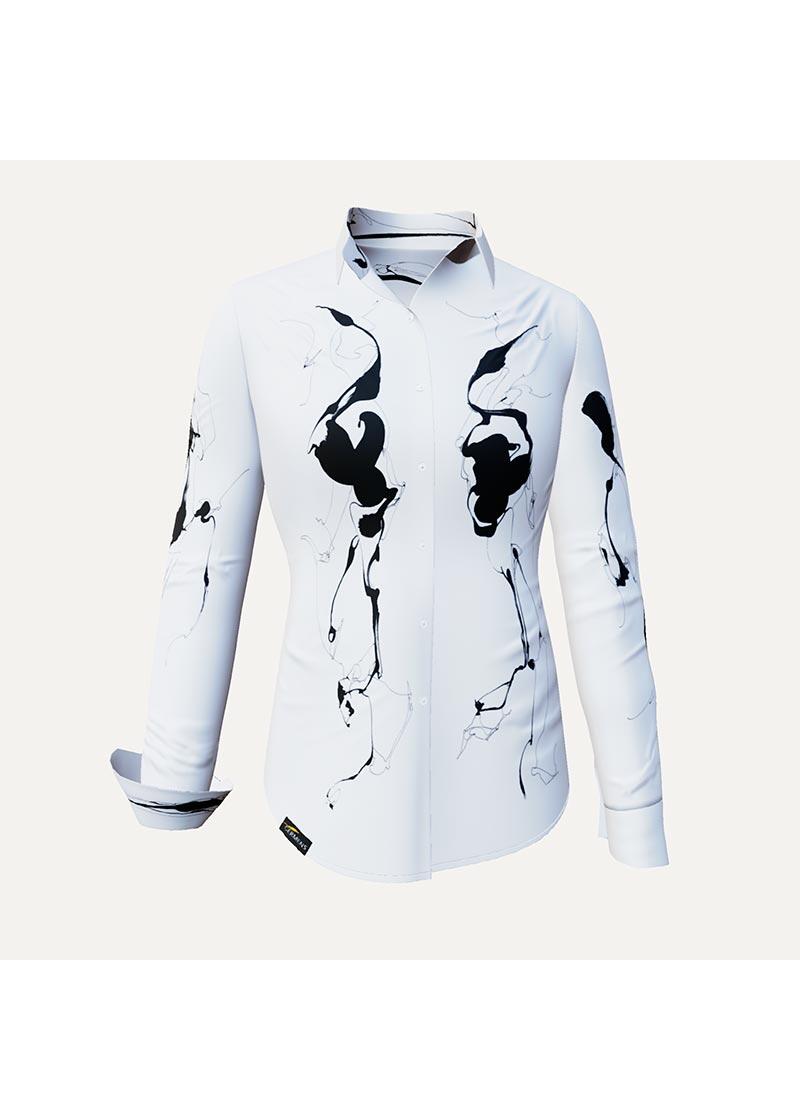Entdecke Damenbluse SCHATTENWESEN von GERMENS - 100% BW