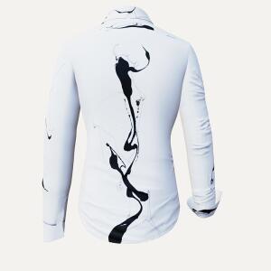 Unique blouse for women - SCHATTENWESEN - 100% cotton -...