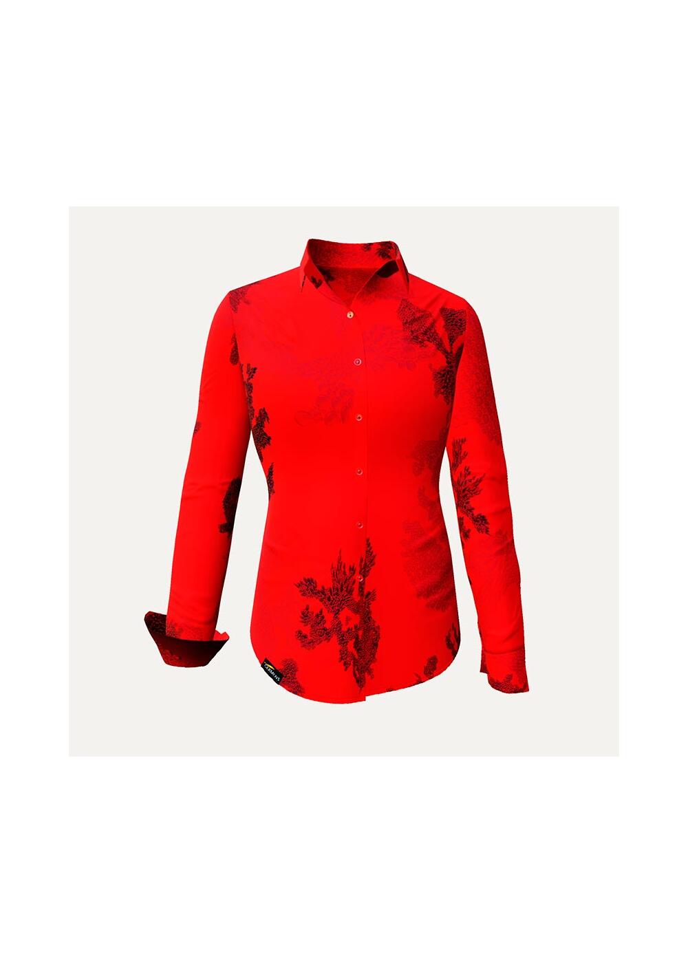 EMBER RED - Rote Bluse - GERMENS