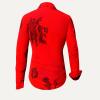 Unique blouse for women - EMBER RED - 100% cotton - GERMENS artfashion - Sizes XS to 3XL