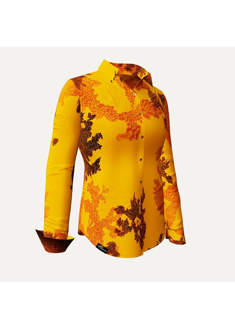 EMBER ORANGE - Orangene Bluse - GERMENS