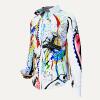 PARADIES FARBIGE BLUSE Blusen Damen - 100 % Baumwolle - GERMENS artfashion