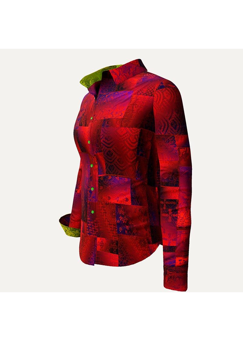 DRACO ROT - Rote Bluse - GERMENS