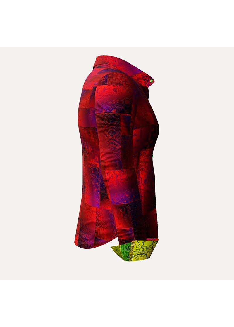 DRACO ROT - Rote Bluse - GERMENS