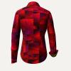 Unique blouse for women - DRACO ROT - 100% cotton - GERMENS artfashion - Sizes XS to 3XL