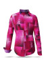 Unique blouse for women - DRACO PINK - 100% cotton - GERMENS artfashion - Sizes XS to 3XL