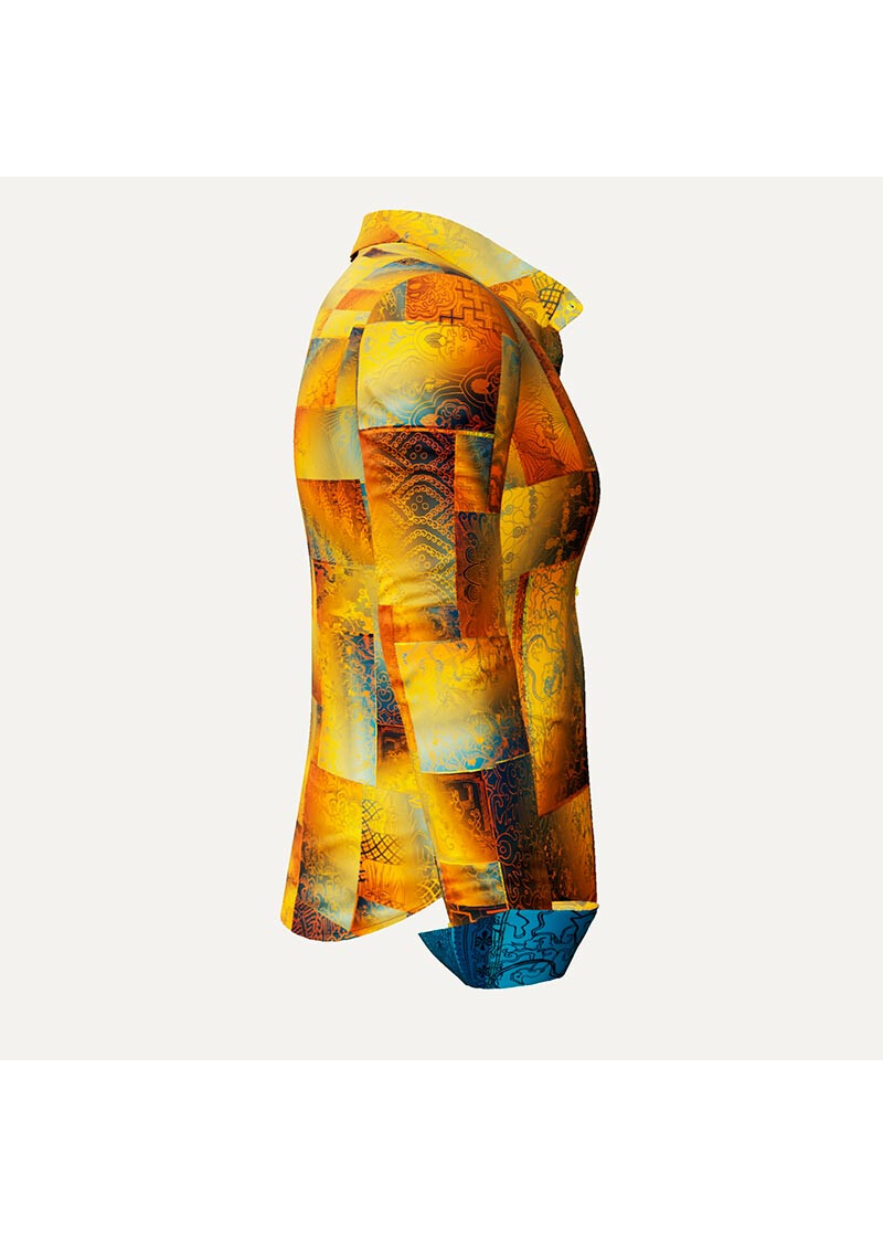 DRACO GOLD - Goldgelbe Bluse - GERMENS