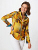 Unique blouse for women - DRACO GOLD - 100% cotton - GERMENS artfashion - Sizes XS to 3XL