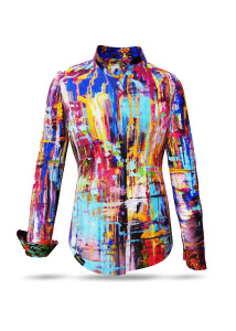 ausgefallene Damenbluse für Damen - HAPPY - 100 %...