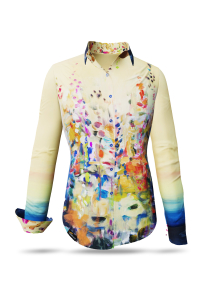 ausgefallene Damenbluse für Damen - GIVERNY - 100 %...